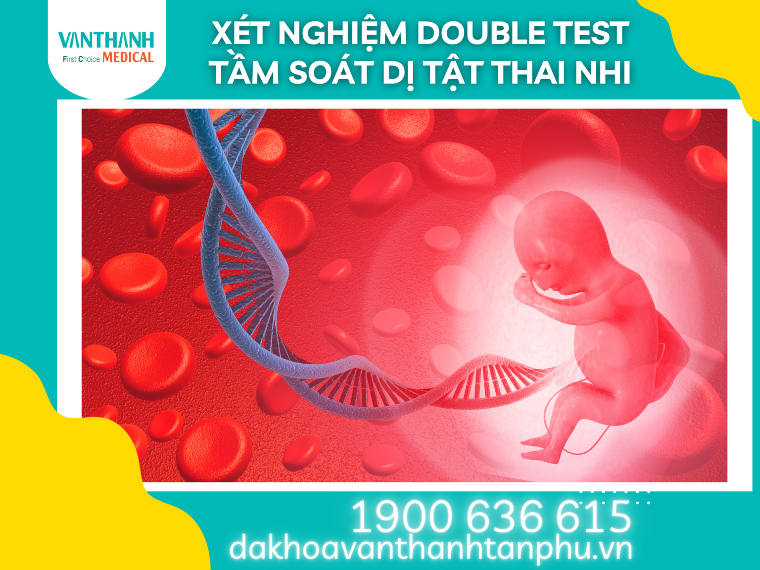 Xét Nghiệm Double Test Tầm Soát Dị Tật Thai Nhi Phòng Khám Đa Khoa Vạn Thành Tân Phú 3172